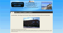 Desktop Screenshot of leucadiaglass.com